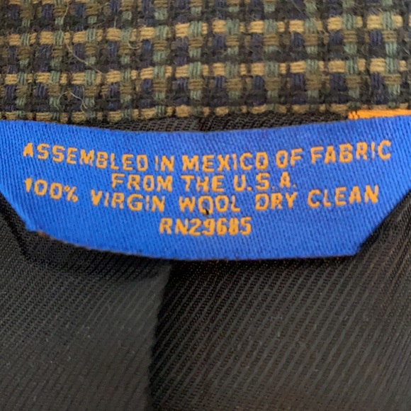 PENDELTON PURE VIRGIN WOOL SPORTS COAT BLAZER SIZE 42 - Picture 4 of 10